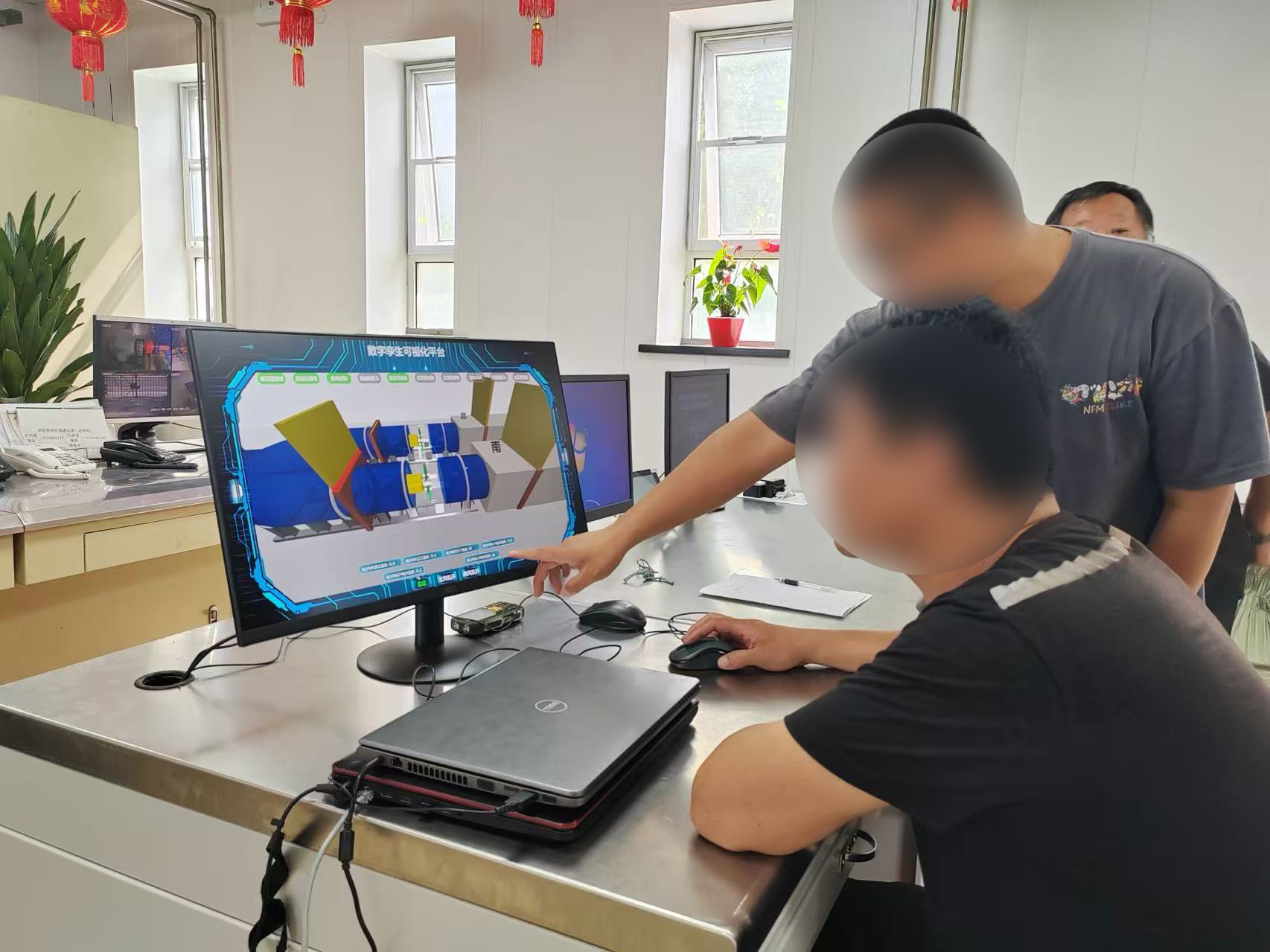 唐山矿 主通风机 数字孪生